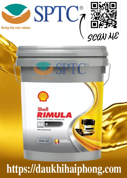 Dầu nhớt động cơ diesel Shell Rimula R4 X 20W-50