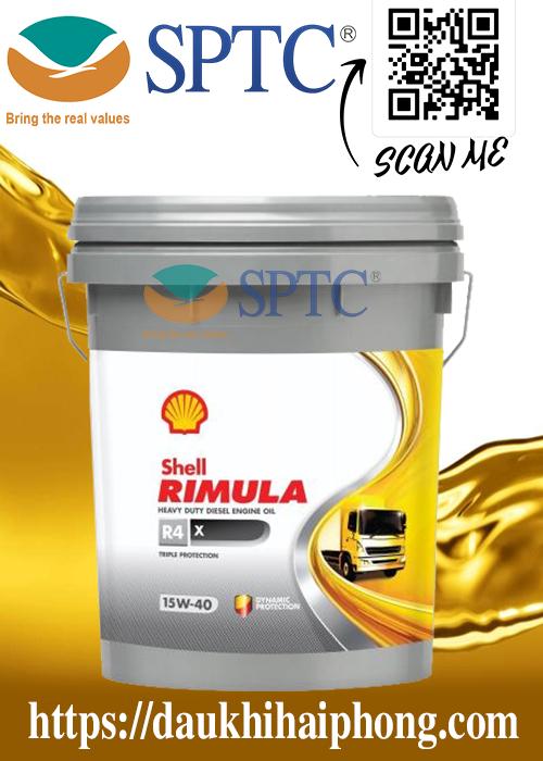 Dầu nhớt động cơ diesel Shell Rimula R4 X 15W-40