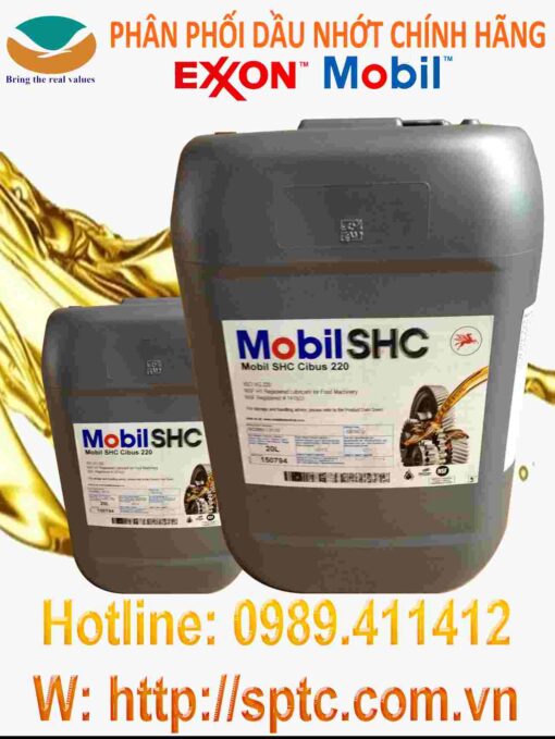 Dầu thuỷ lực cho ngành thực phẩm và đồ uống Mobil SHC Cibus 220