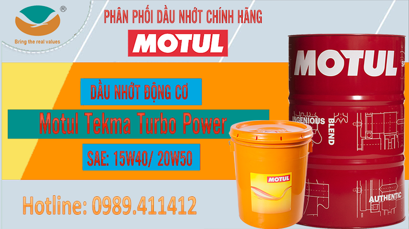 Dầu nhớt động cơ Motul Tekma Turbo Power chĩnh hãng