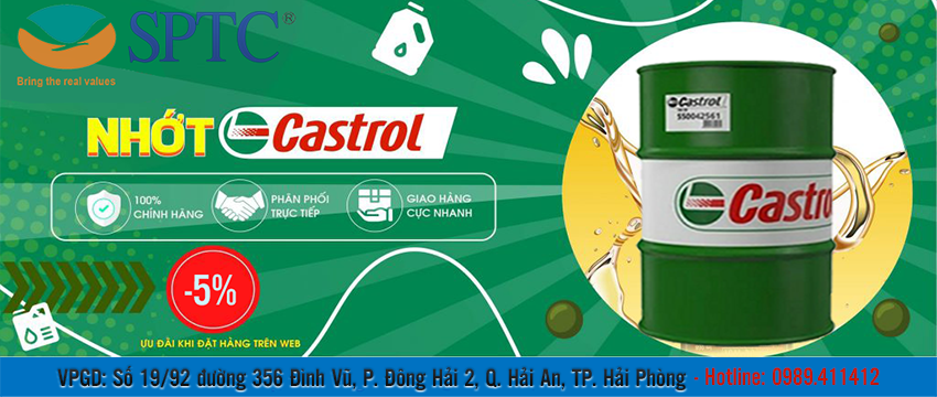 Tổng đại lý nhà phân phối dầu nhớt Castrol chính hãng giá tốt tại Hải Phòng