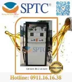 Cột bơm xăng dầu Tashuno nhập khẩu lưu lượng 70 lít/phút loại 2 vòi bơm