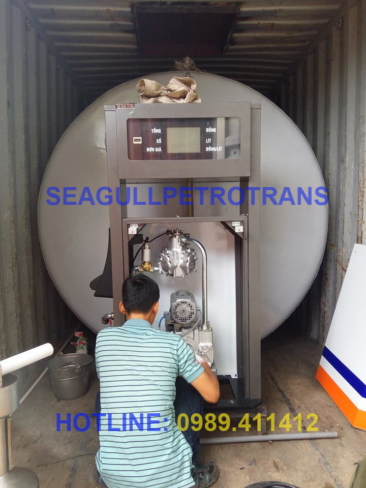 Thi cong lap dat cay dau noi bo dat trong container