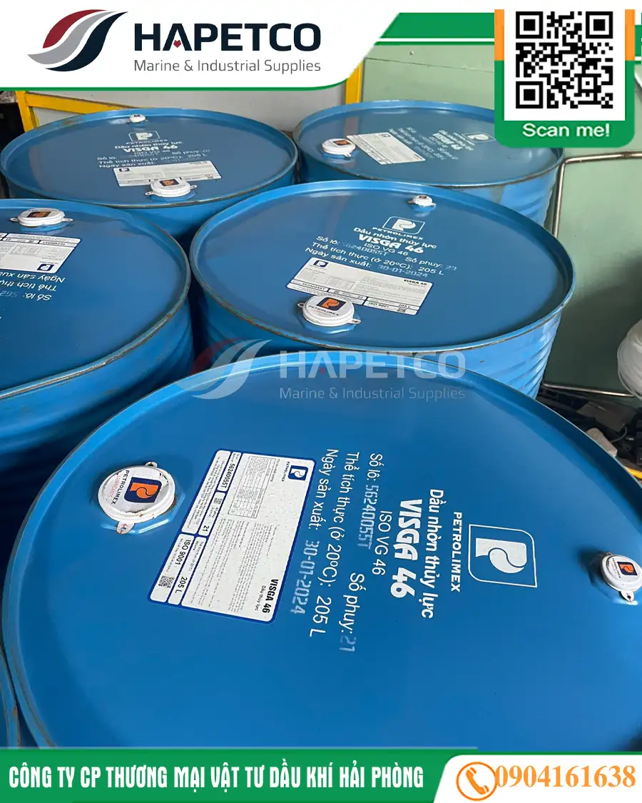 Hình ảnh: Dầu thủy lực Lubmarine VISGA 46