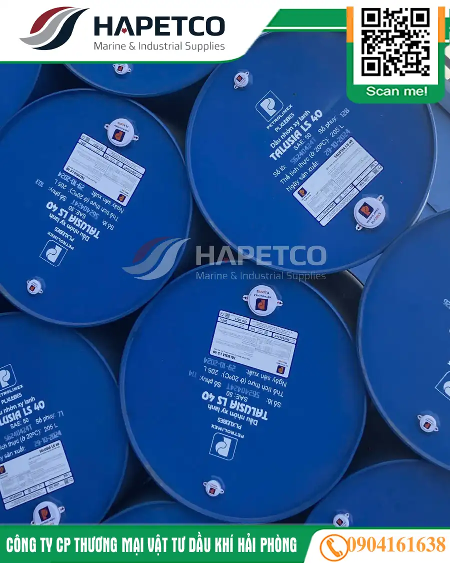 Hình ảnh: Dầu xylanh động cơ hàng hải Lubmarine TALUSIA LS 40